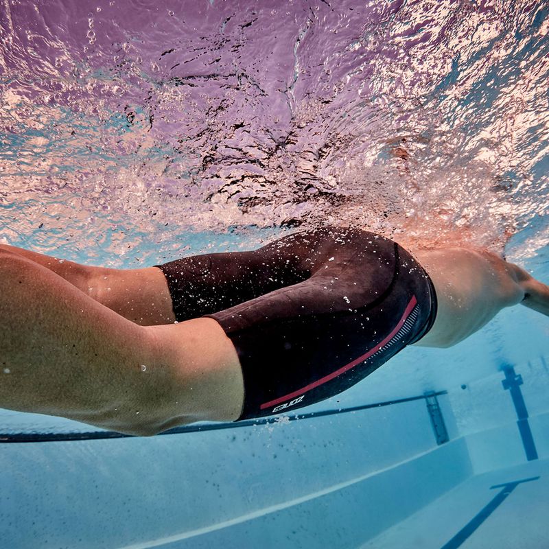 Pantaloni scurți din neopren pentru bărbați ZONE3 Buoyancy Premium Aerodome Elite 5/3 mm black/red 4