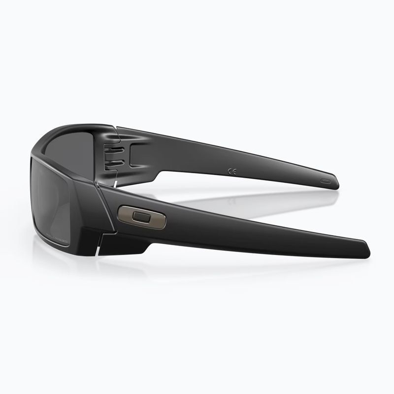 Ochelari de soare Oakley GasCan matte black/black iridium polarized 3