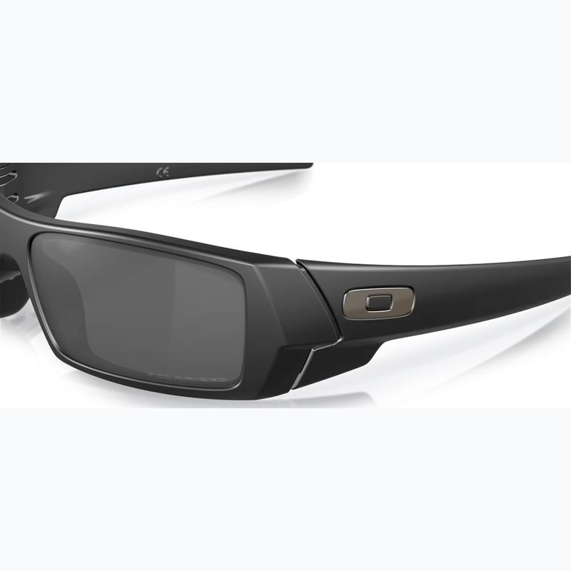 Ochelari de soare Oakley GasCan matte black/black iridium polarized 6