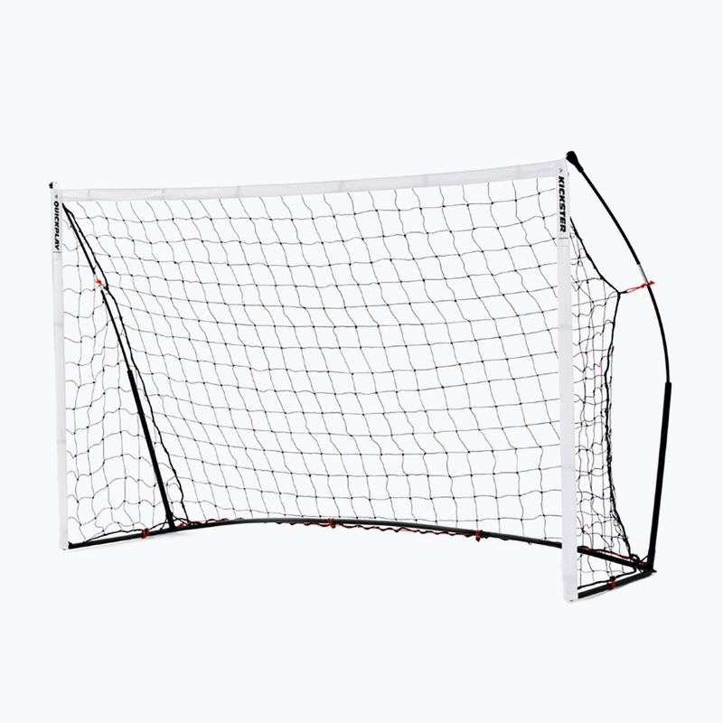 Poartă de fotbal cu rebounder QuickPlay Kickster Academy Combo 240 x 150 cm albă QP0535 2
