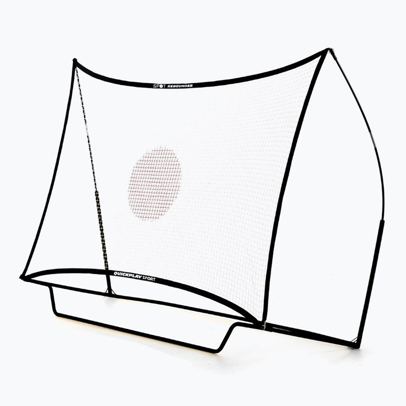 Poartă de fotbal cu rebounder QuickPlay Kickster Academy Combo 240 x 150 cm albă QP0535 3