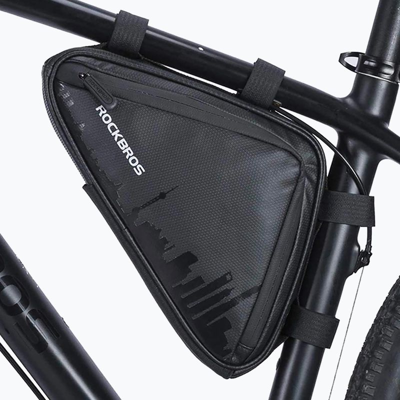 Geantă de bicicletă pentru cadru Rockbros B39-2 1,5 l black