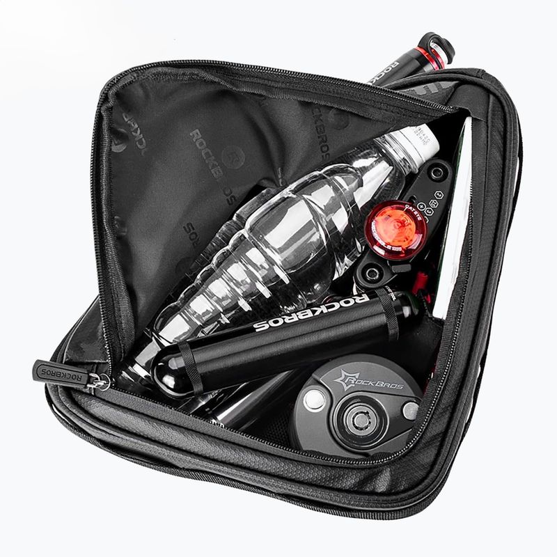 Geantă de bicicletă pentru cadru Rockbros B39-2 1,5 l black 2