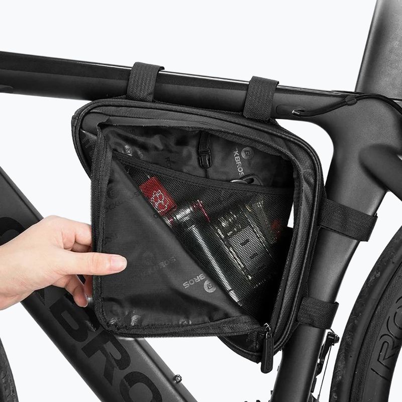 Geantă de bicicletă pentru cadru Rockbros B39-2 1,5 l black 6