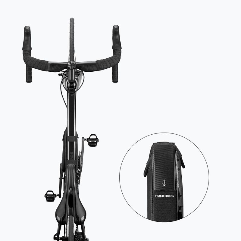 Geantă de bicicletă pentru cadru Rockbros B39-2 1,5 l black 9
