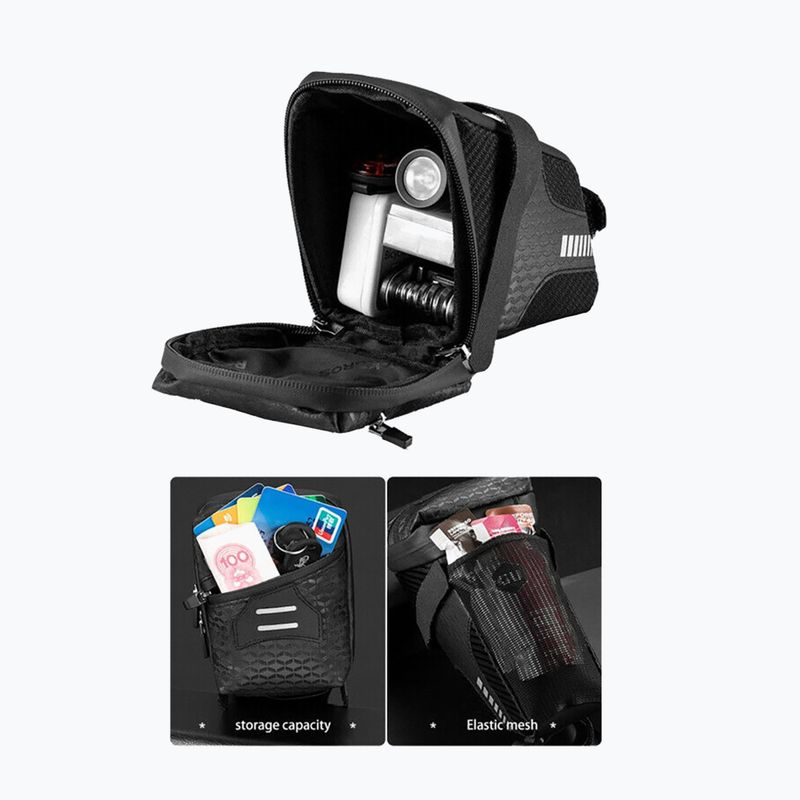 Geantă de bicicletă sub șa Rockbros C29 1,5 l black 3