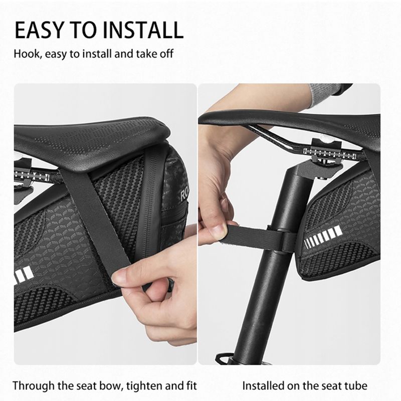 Geantă de bicicletă sub șa Rockbros C29 1,5 l black 4