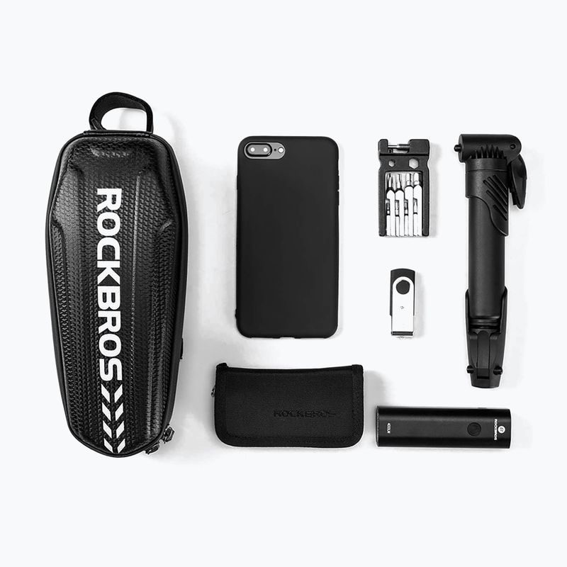 Geantă de bicicletă pentru cadru Rockbros B60 1,1 l black 2