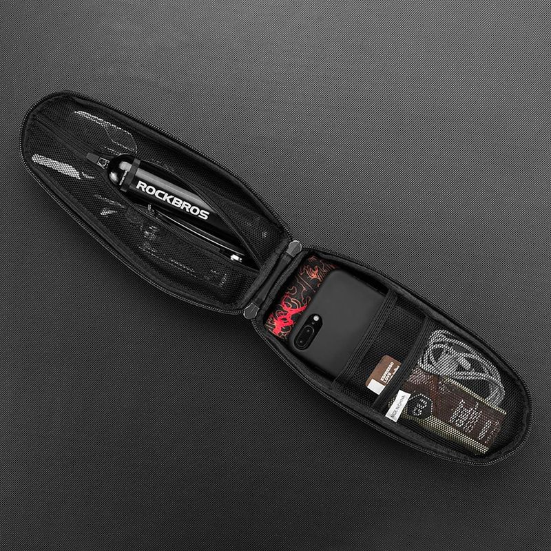 Geantă de bicicletă pentru cadru Rockbros B60 1,1 l black 7