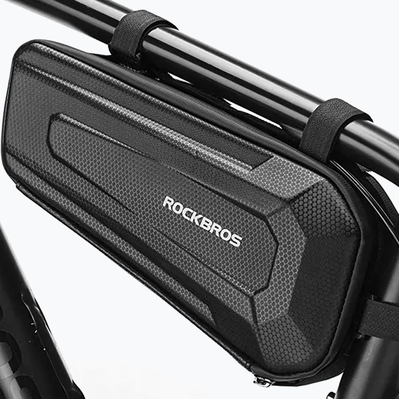 Geantă de bicicletă pentru cadru Rockbros B67 2,5 l black