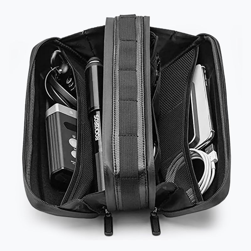 Geantă de bicicletă pentru cadru Rockbros B67 2,5 l black 2