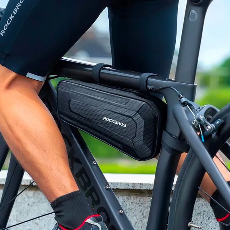 Geantă de bicicletă pentru cadru Rockbros B67 2,5 l black 4