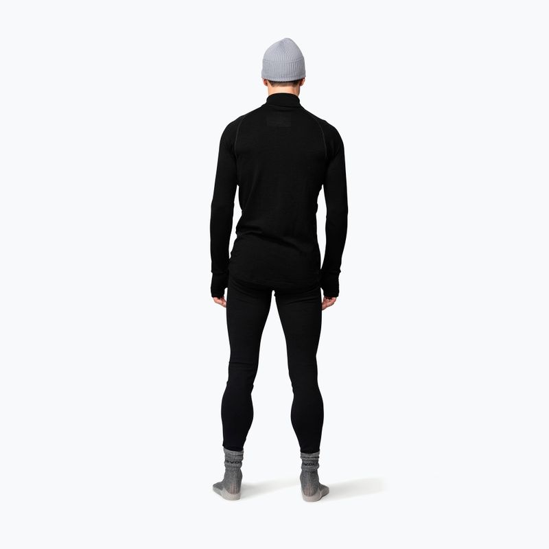 Bluză termoactivă pentru bărbați Devold Expedition Merino 235 Zip Neck black 2