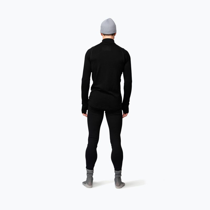 Bluză termoactivă pentru bărbați Devold Expedition Merino 235 Zip Neck black 3