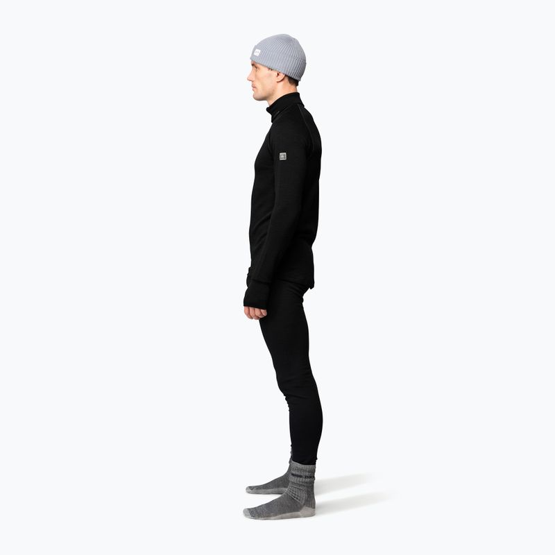 Bluză termoactivă pentru bărbați Devold Expedition Merino 235 Zip Neck black 4