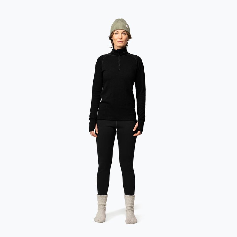 Bluză termoactivă pentru femei Devold Expedition Merino 235 Zip Neck black 2