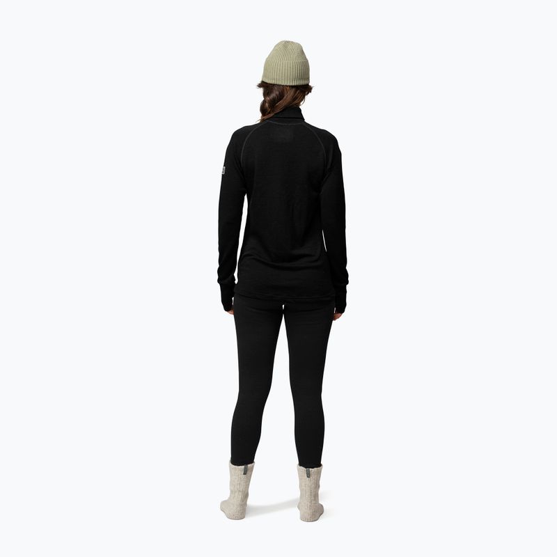 Bluză termoactivă pentru femei Devold Expedition Merino 235 Zip Neck black 3
