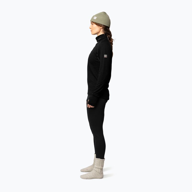 Bluză termoactivă pentru femei Devold Expedition Merino 235 Zip Neck black 4