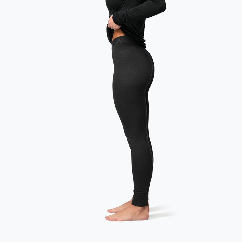 Pantaloni termoactivi pentru femei Devold Breeze Merino 150 Longs black 3
