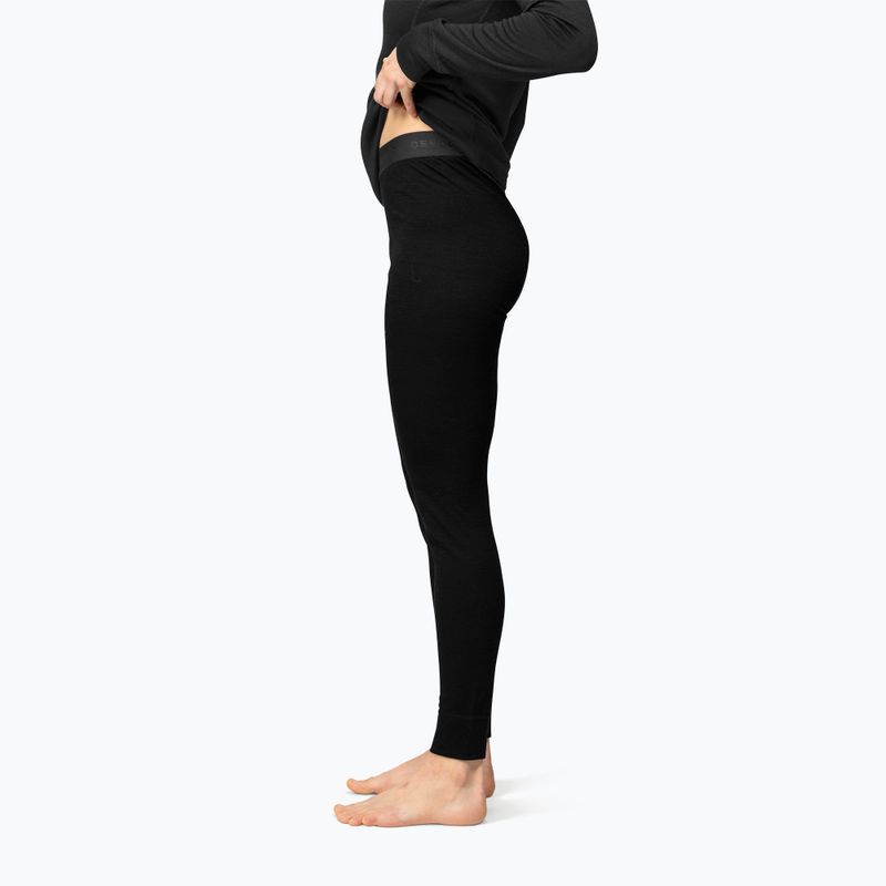 Pantaloni termoactivi pentru femei Devold Duo Active Merino 205 Longs black 3