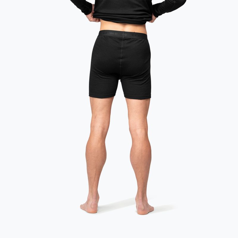 Boxeri termoactivi pentru bărbați Devold Duo Active Merino 205 Boxer black 2