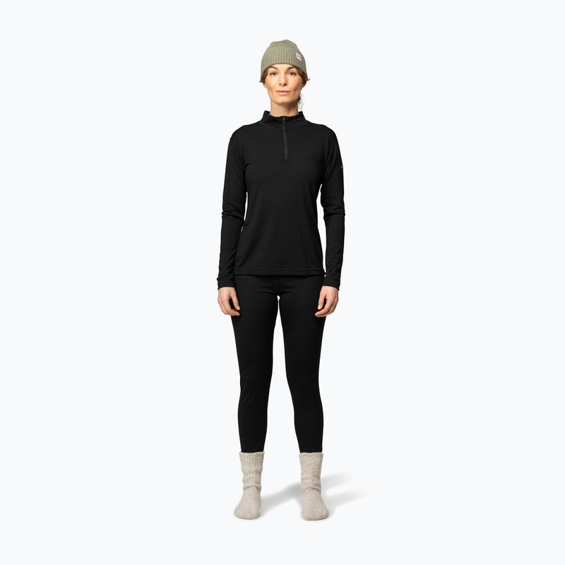 Bluză termoactivă pentru femei Devold Breeze Merino 150 Zip Neck black 2