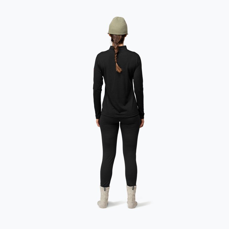 Bluză termoactivă pentru femei Devold Breeze Merino 150 Zip Neck black 3