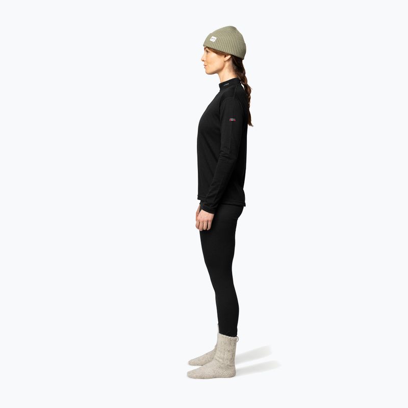 Bluză termoactivă pentru femei Devold Breeze Merino 150 Zip Neck black 4