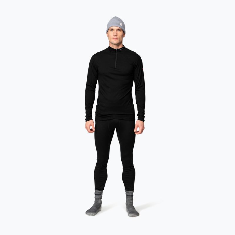 Bluză termoactivă pentru bărbați Devold Breeze Merino 150 Zip Neck black 2