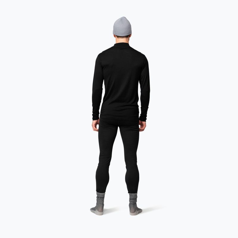 Bluză termoactivă pentru bărbați Devold Breeze Merino 150 Zip Neck black 3