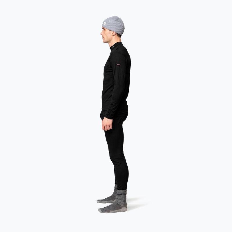 Bluză termoactivă pentru bărbați Devold Breeze Merino 150 Zip Neck black 4