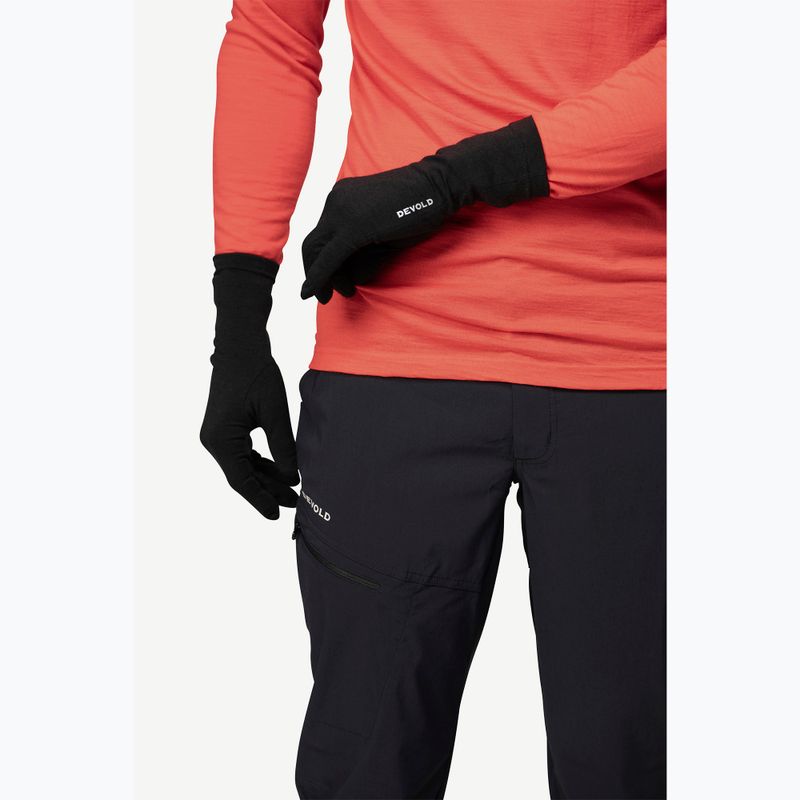 Mănuși Devold Innerliner Merino black 3