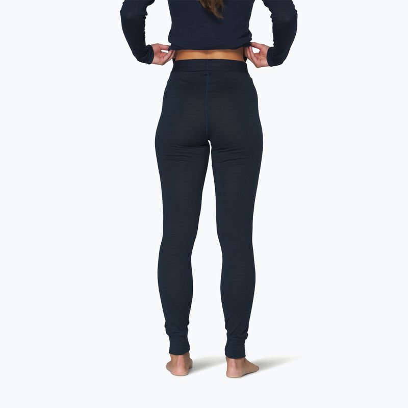 Pantaloni termoactivi pentru femei Devold Breeze Merino 150 Longs ink 2