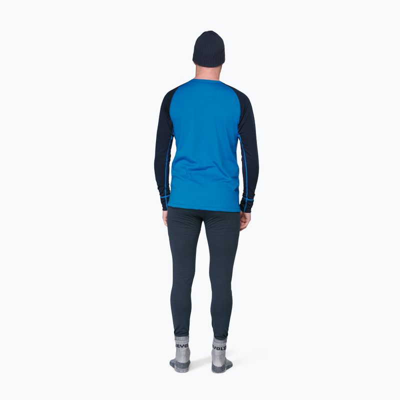 Bluză termoactivă pentru bărbați Devold Duo Active Merino 205 blue/ink 3