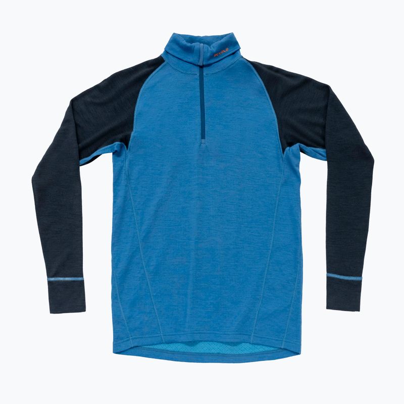Bluză termoactivă pentru bărbați Devold Duo Active Merino 205 Zip Neck blue/ink 5