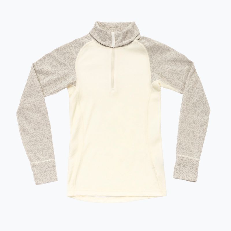 Bluză termoactivă pentru femei Devold Duo Active Merino 205 Zip Neck raw white 5