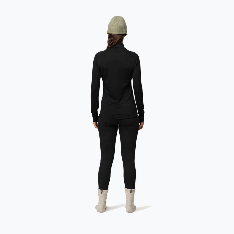 Bluză termoactivă pentru femei Devold Duo Active Merino 205 Zip Neck black 3
