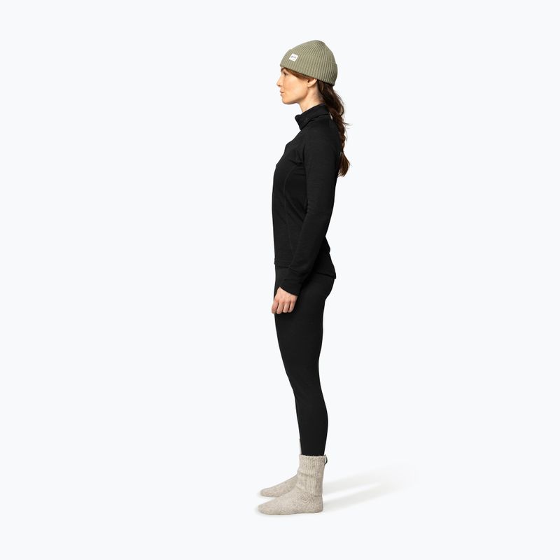 Bluză termoactivă pentru femei Devold Duo Active Merino 205 Zip Neck black 4