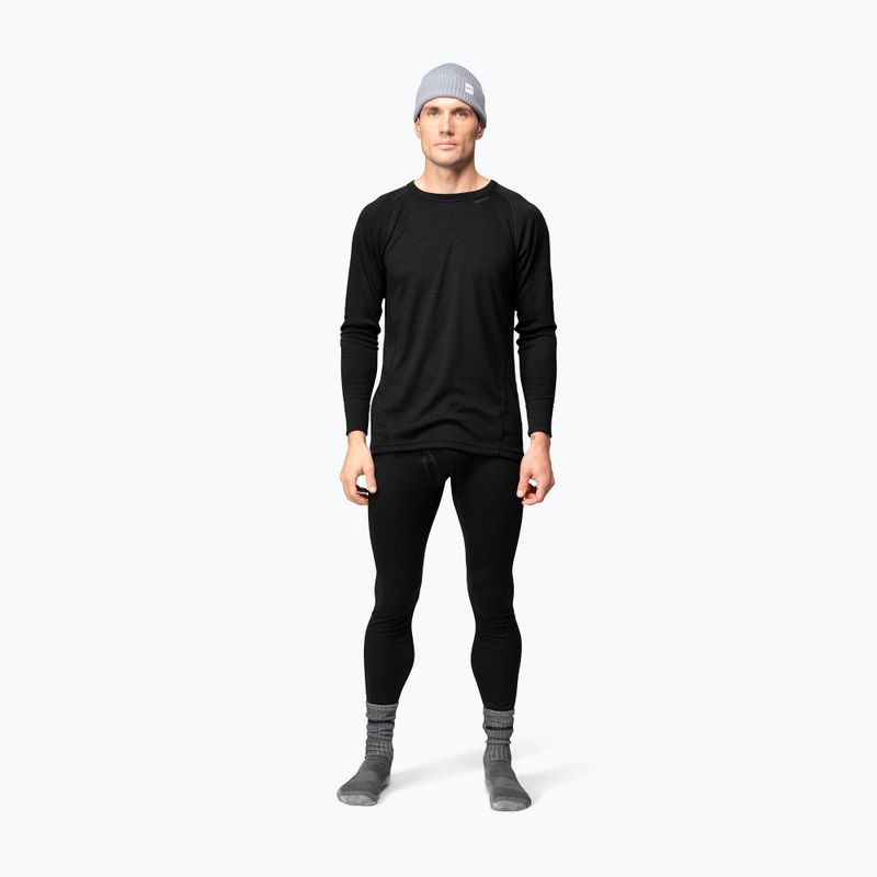 Bluză termoactivă pentru bărbați Devold Duo Active Merino 205 black 2
