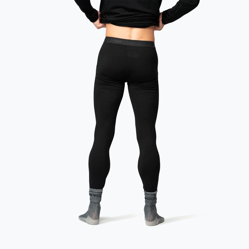 Colanți termoactivi pentru bărbați Devold Breeze Plus Merino 200 Longs black 2