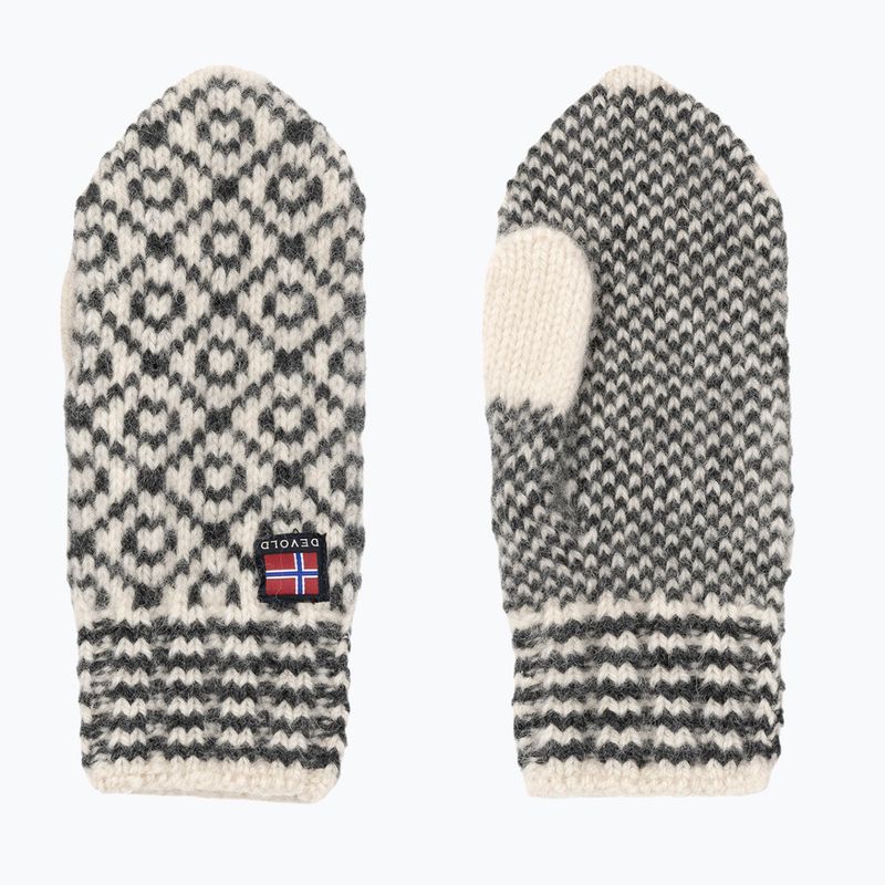 Mănuși Devold Svalbard Wool Mitten offwhite/anthracite