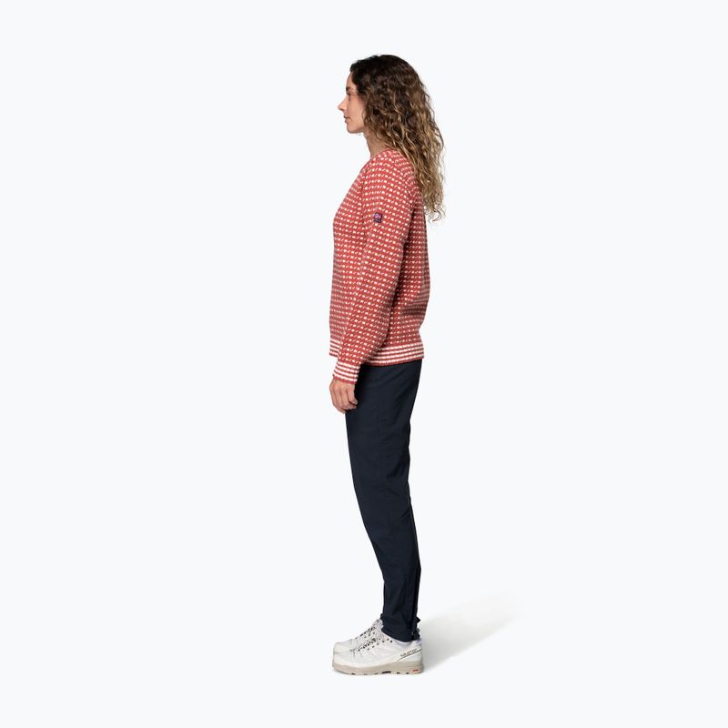 Pulover Devold Islender Refined marsala/offwhite 4