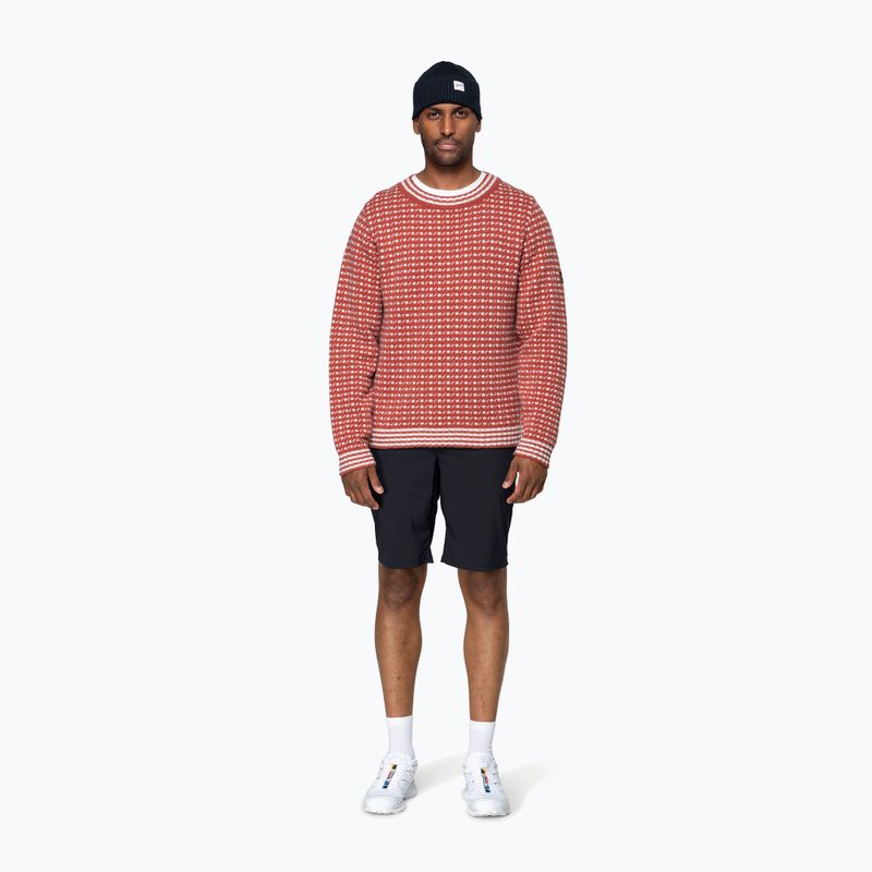Pulover Devold Islender Refined marsala/offwhite 5
