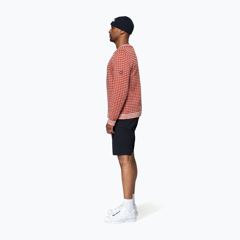 Pulover Devold Islender Refined marsala/offwhite 7