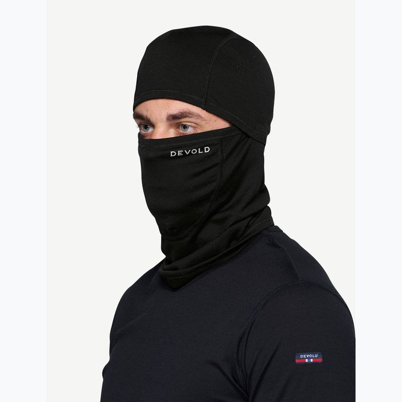 Cagulă Devold Breeze Merino 150 black 3