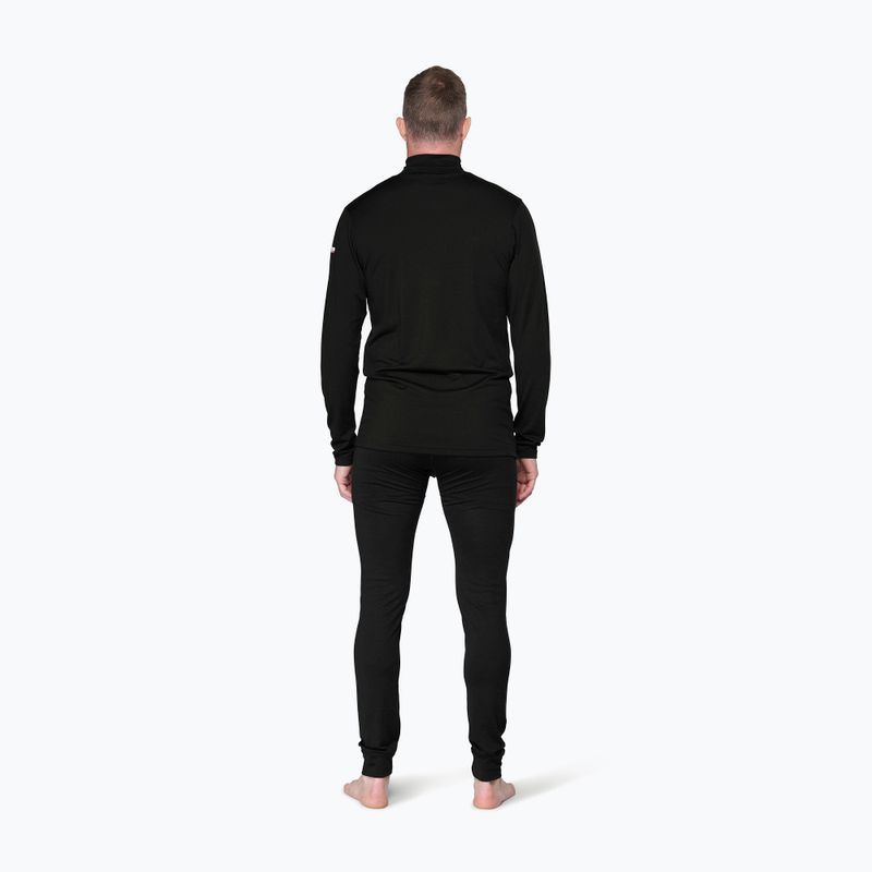 Bluză termoactivă pentru bărbați Devold Breeze Plus Merino 200 Zip Neck black 3