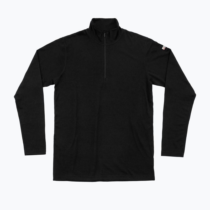 Bluză termoactivă pentru bărbați Devold Breeze Plus Merino 200 Zip Neck black 5