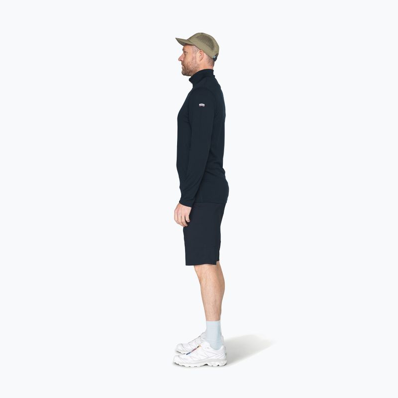 Bluză termoactivă pentru bărbați Devold Breeze Plus Merino 200 Zip Neck ink 4