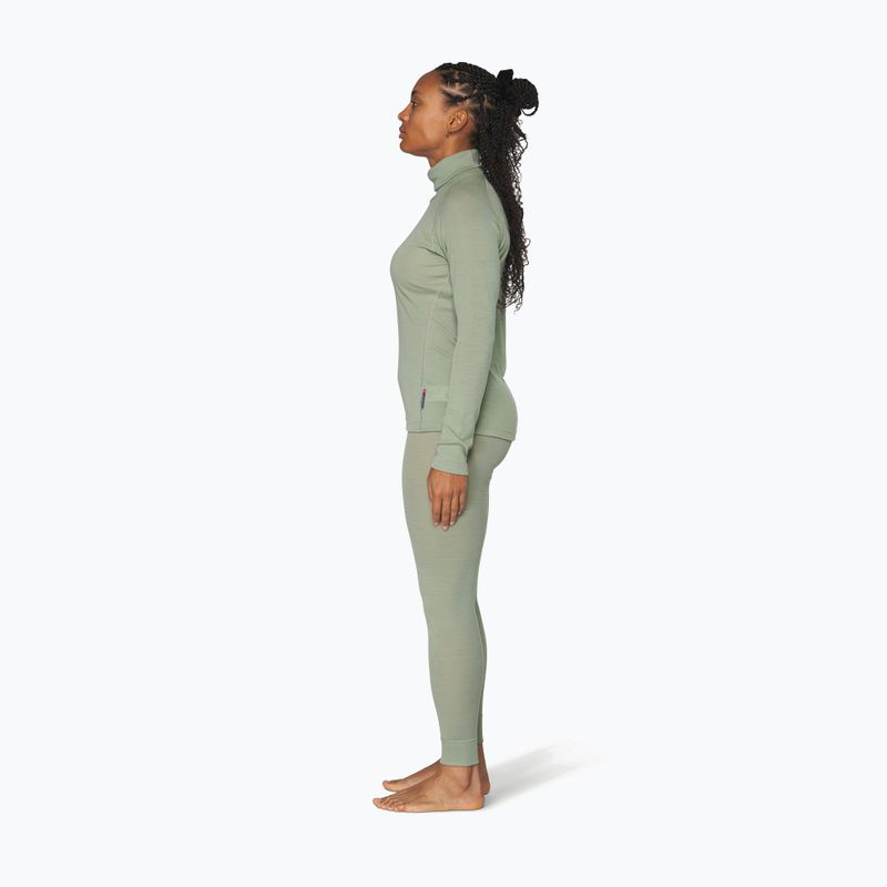 Bluză termoactivă pentru femei Devold Adventure Merino 190 High Neck fog 4