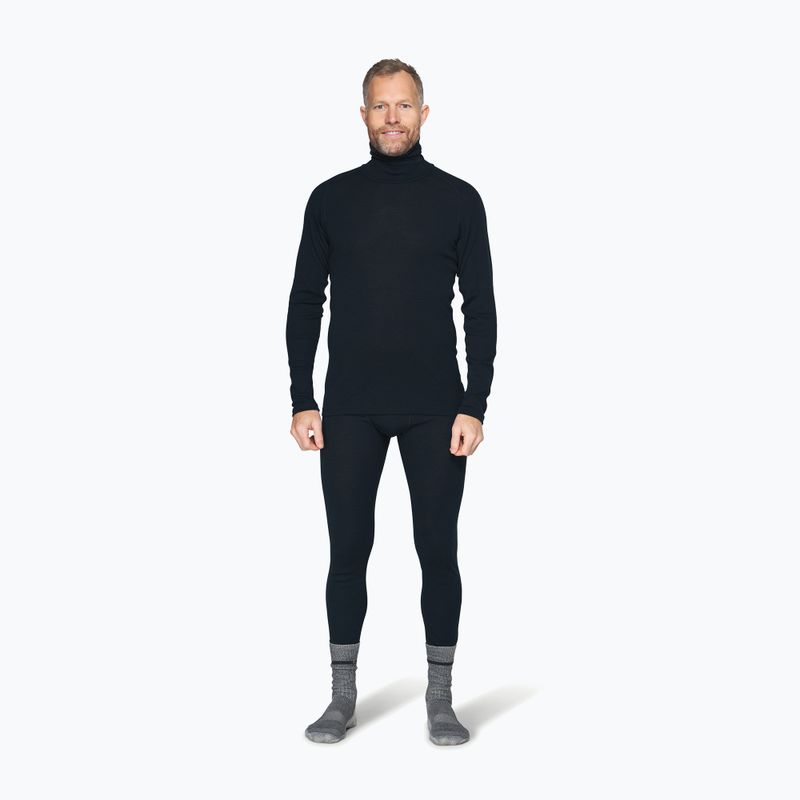 Bluză termoactivă pentru bărbați Devold Adventure Merino 190 High Neck ink 2